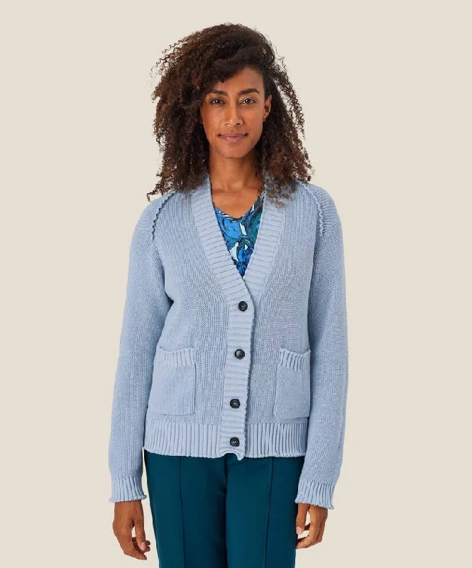 1009987 MaLandon Cardigan - Blue Fog