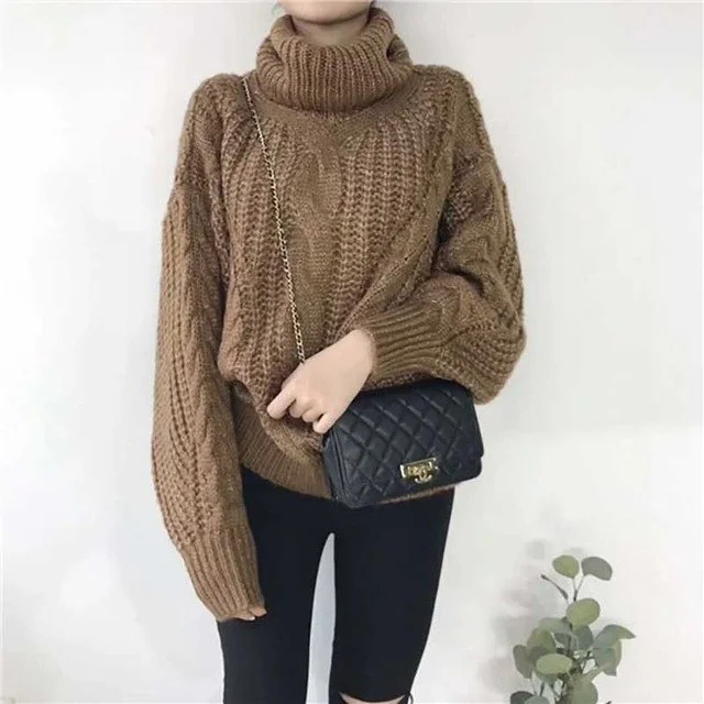 PENELOPE Thick Turtleneck Sweater