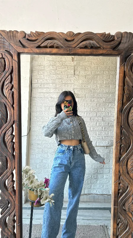 Crop sweater S