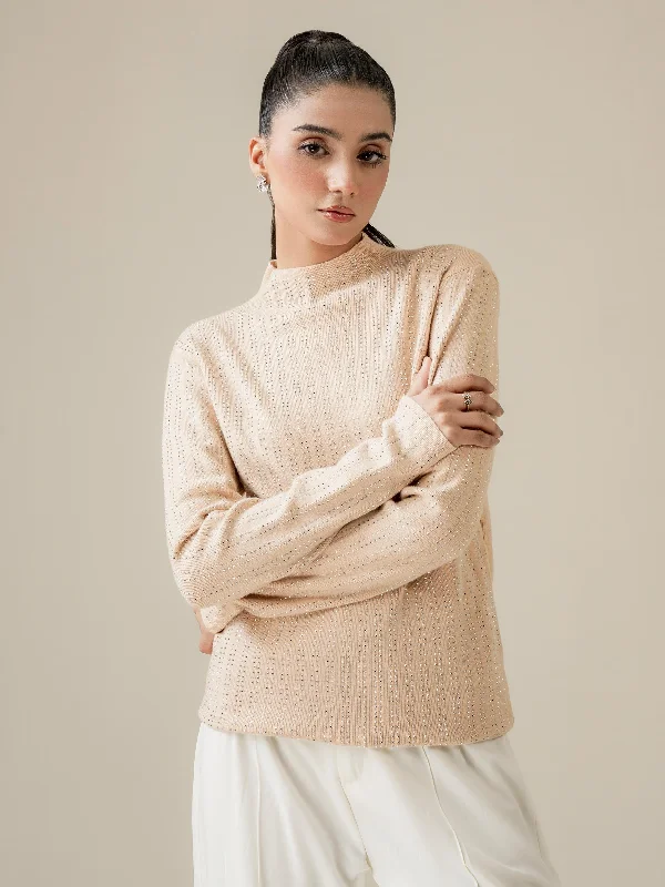 Embellished Woolen Sweater