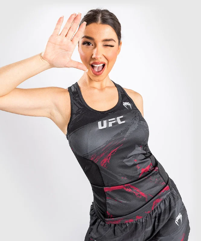 UFC Venum Authentic Fight Week Women’s 2.0 Performance Tank Top - Black/Red