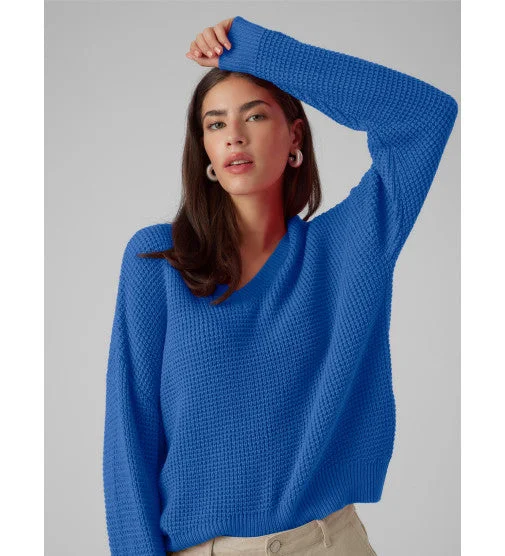 Leanna V-Neck Short Pullover