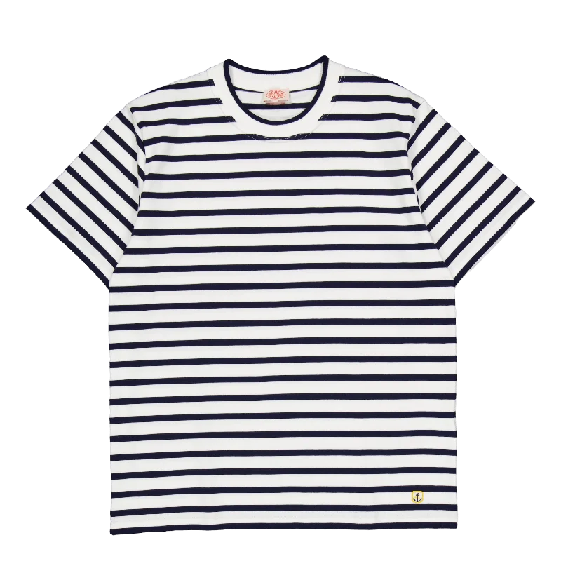 T-shirt Héritage Milk/marine Deep