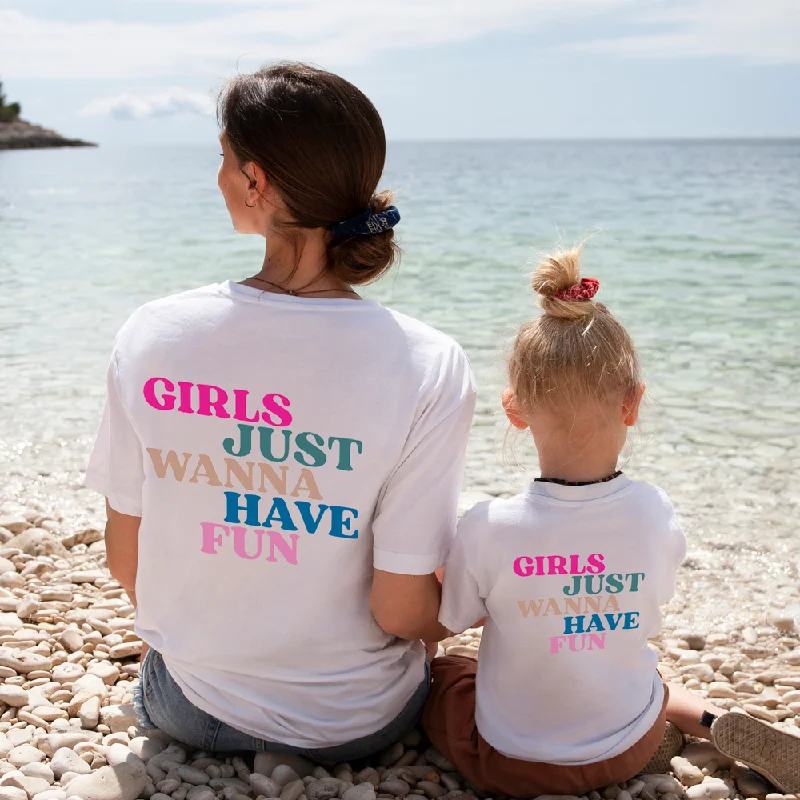 Girls Just Wanna Have Fun Matching Tees