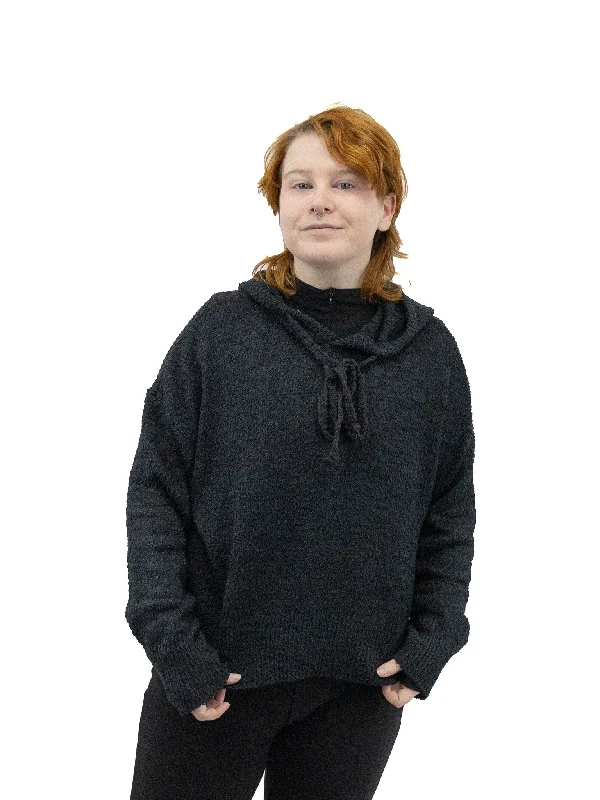 Shanni Fuzzy Cropped Hoodie