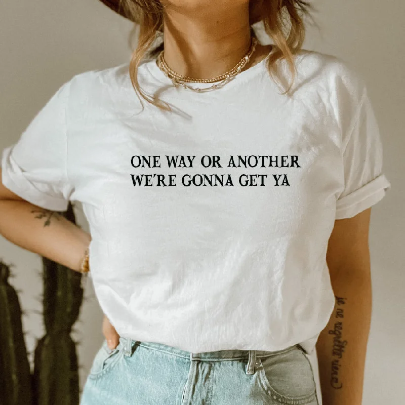 One Way Or Another Witches Halloween White T-Shirt