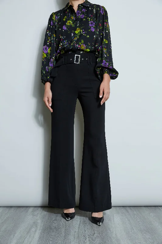 Wide Leg Belted Pant