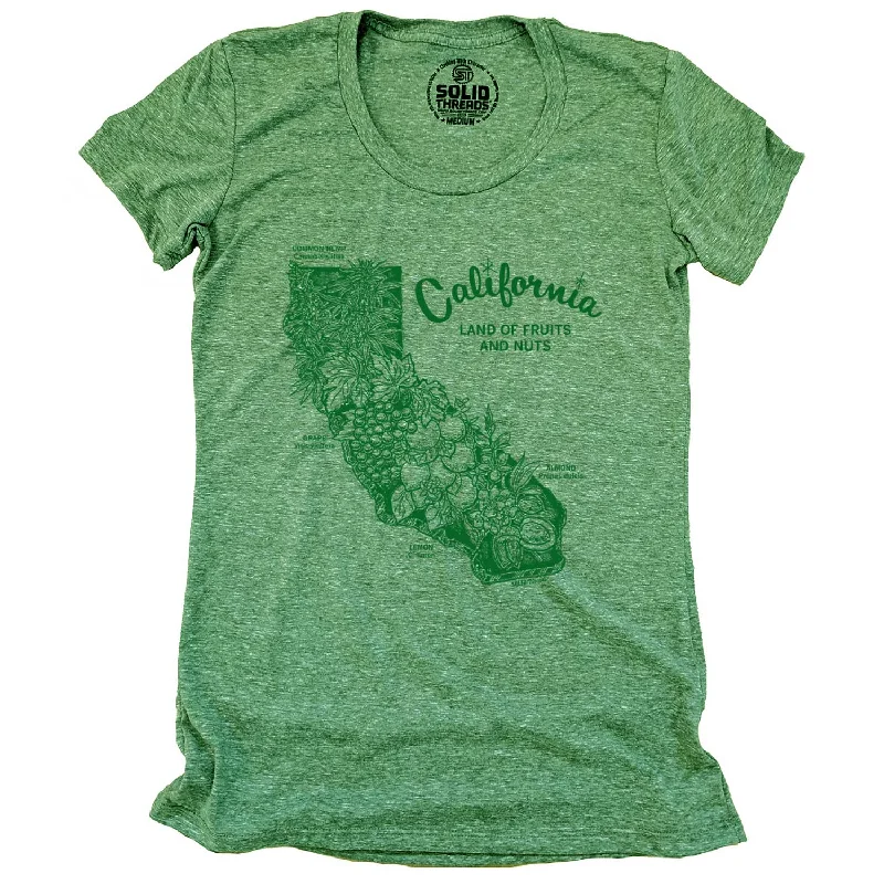 Women's California Land of Fruits and Nuts T-shirt