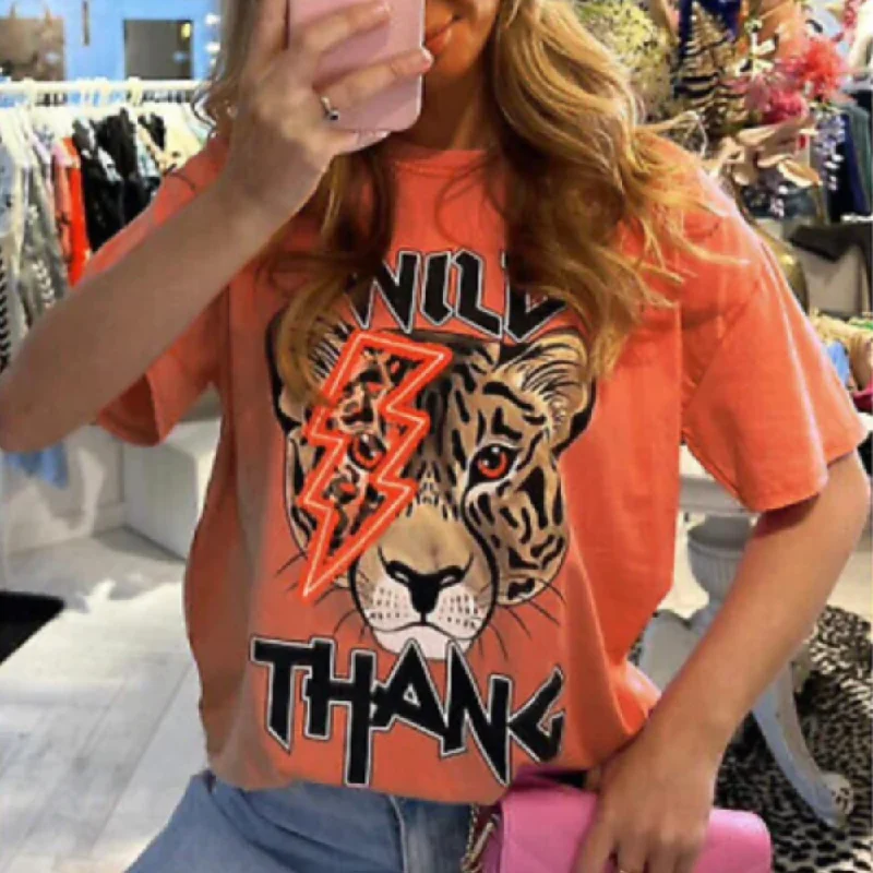 The Boutique Wild Thang Oversized Tee