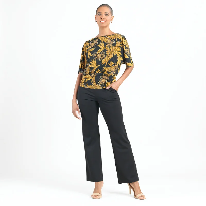 Dolman Half Sleeve Top - Baroque Paisley - Final Sale!