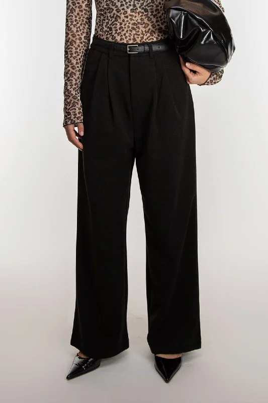 WIDE LEG TROUSER WITH BELT