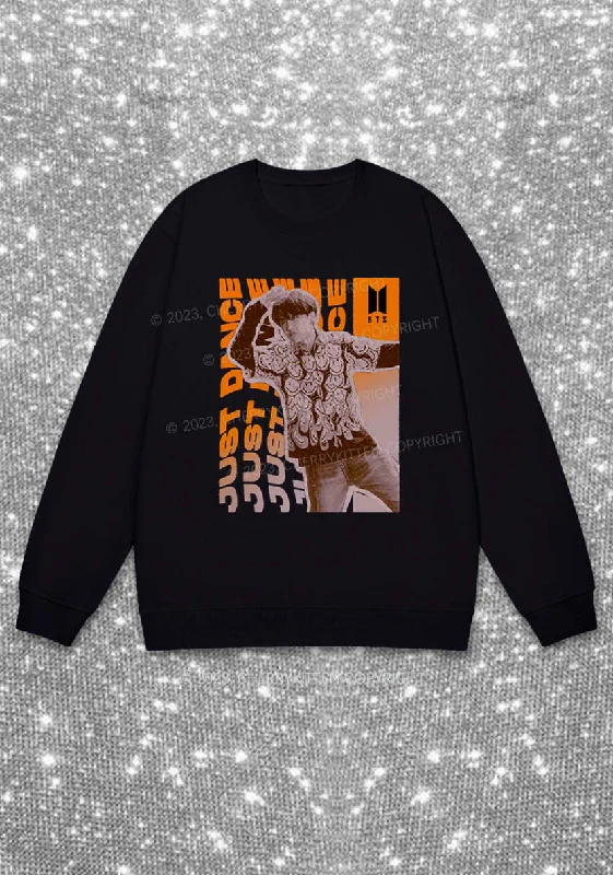 Bangtan Just Dance Kpop Y2K Sweatshirt Cherrykitten Youthful Women's Pop