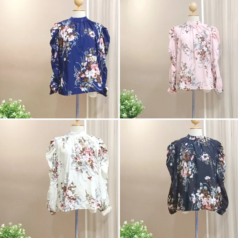 Puff  Sleeves Tops  - Chikgu