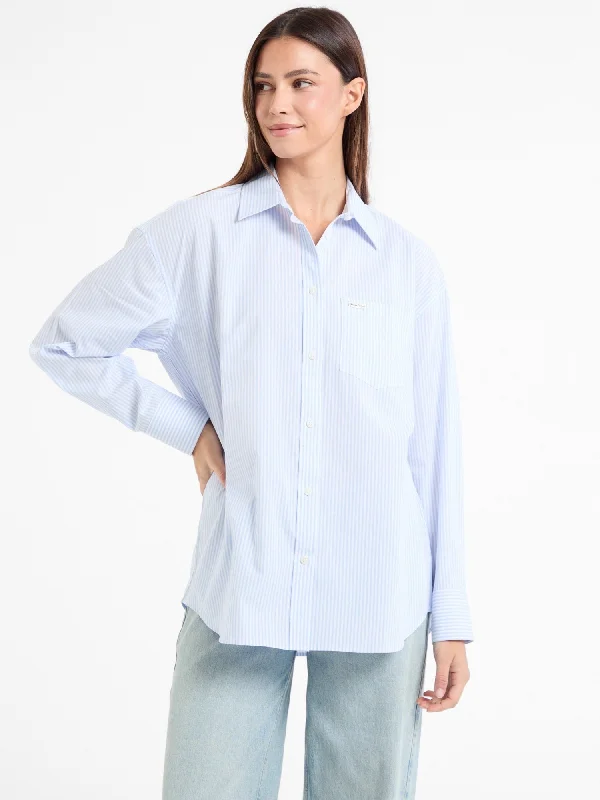 Guess Jeans Blue Oversized Shirt