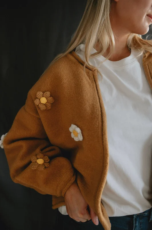 The Artemis Floral Sweater Jacket