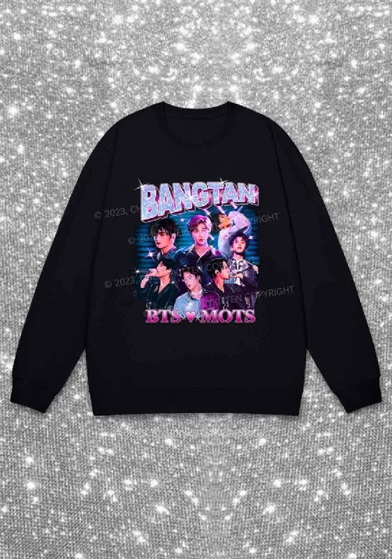 Bangtan Love Mots Kpop Y2K Sweatshirt Cherrykitten Hip Women's Urban