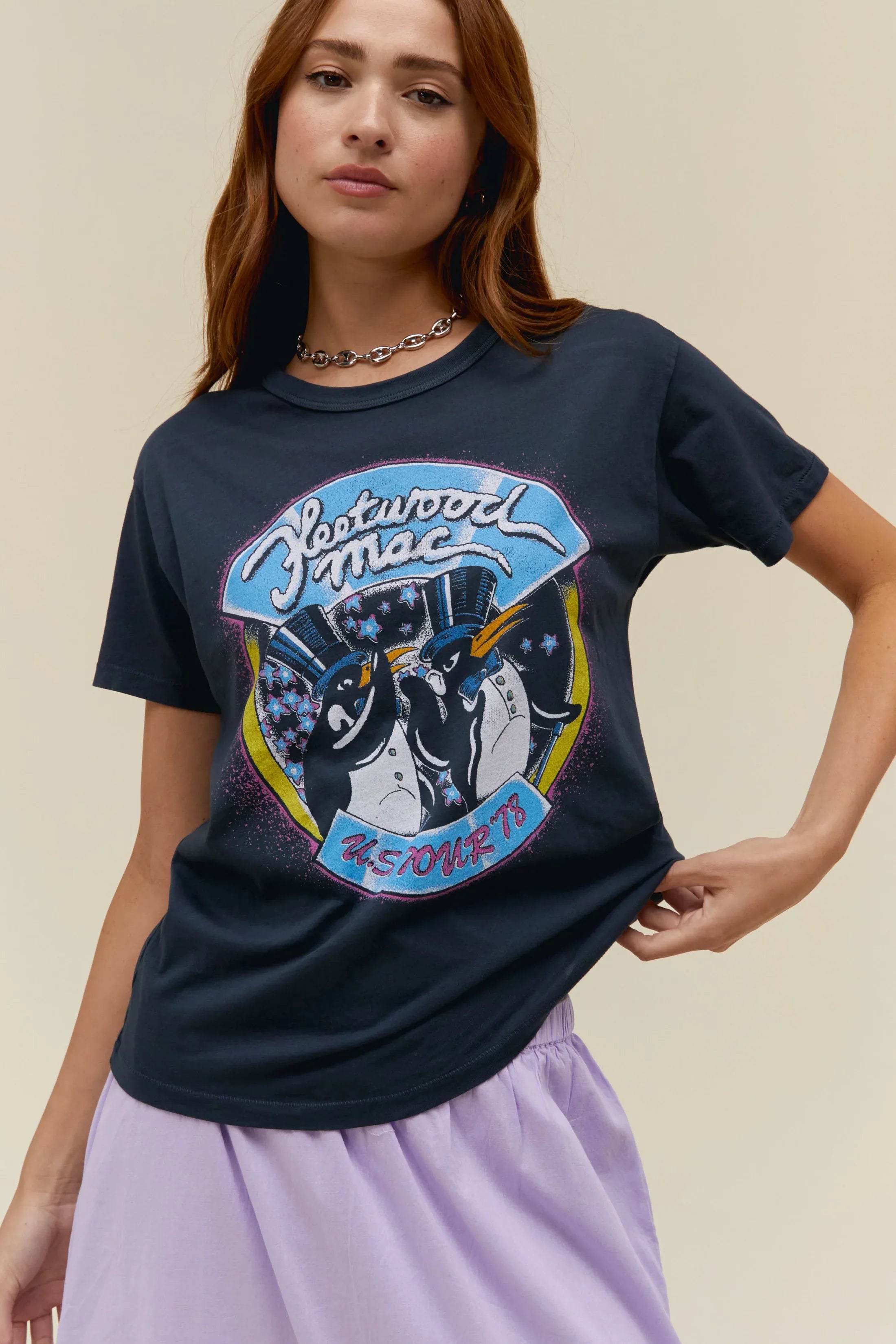 The Fleetwood Mac US Tour 78 Ringer Tee by Daydreamer