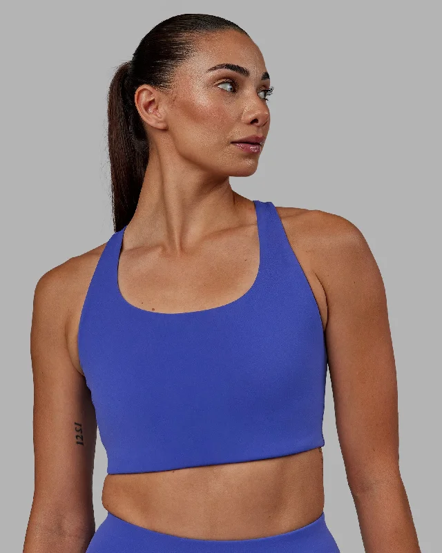 Ace Long Line Bra - Power Cobalt