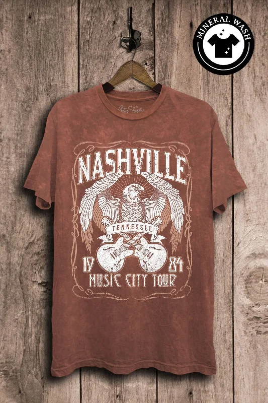 Nashville Eagle Tee - Wine