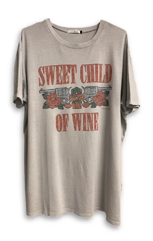 Sweet Child Of Wine Oversized Tee