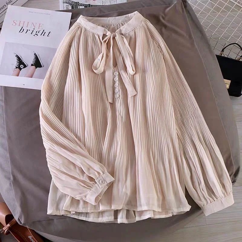 Korean Pleated Top