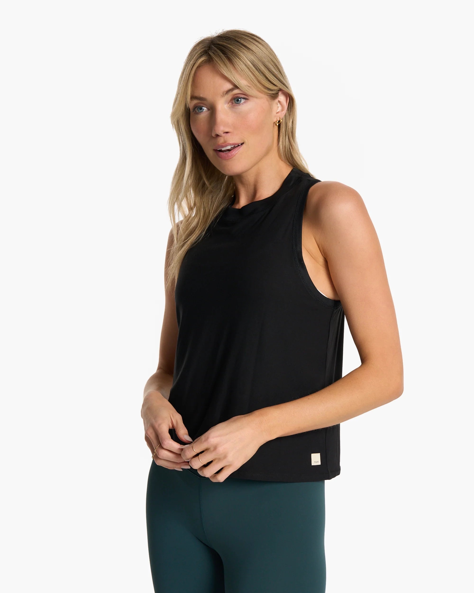 Energy Tank Top in Black