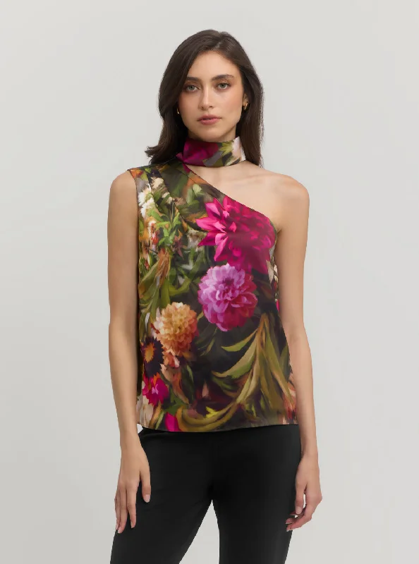 Marciano Floral Print Wildwood Top