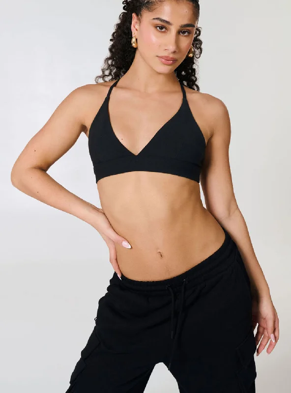 Women's Tap-in Triangle Top Black