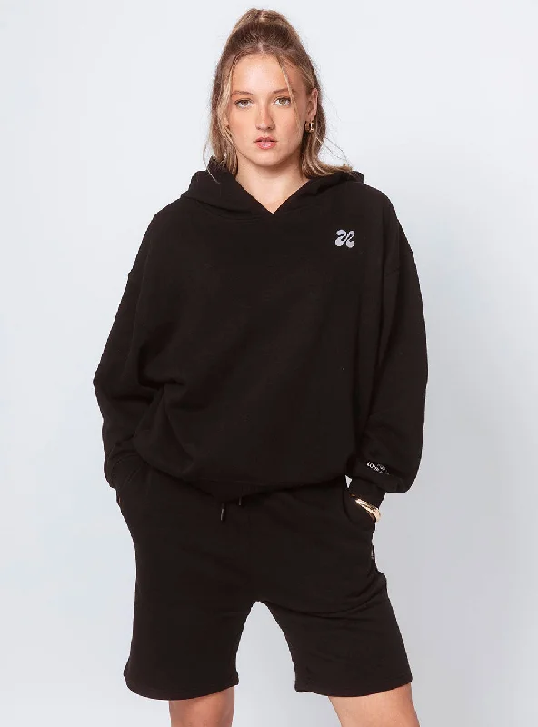 Adults Choreographer Logo Freestyle Oversized Hoodie Black