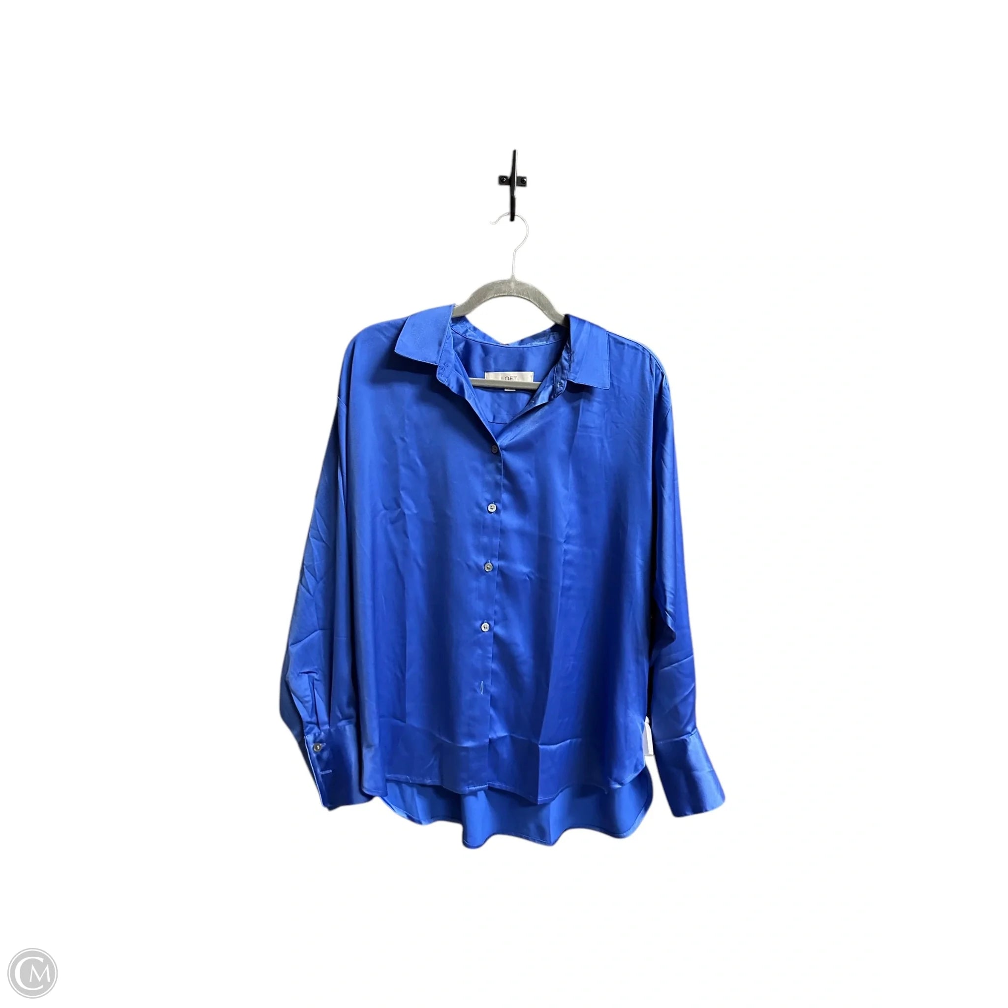 Top Long Sleeve By Loft In Blue, Size: M Edgy Women's Punk