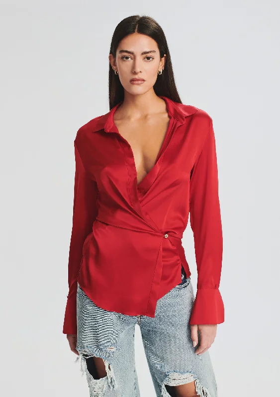Karry Silk Shirt Feminine Women's Soft 